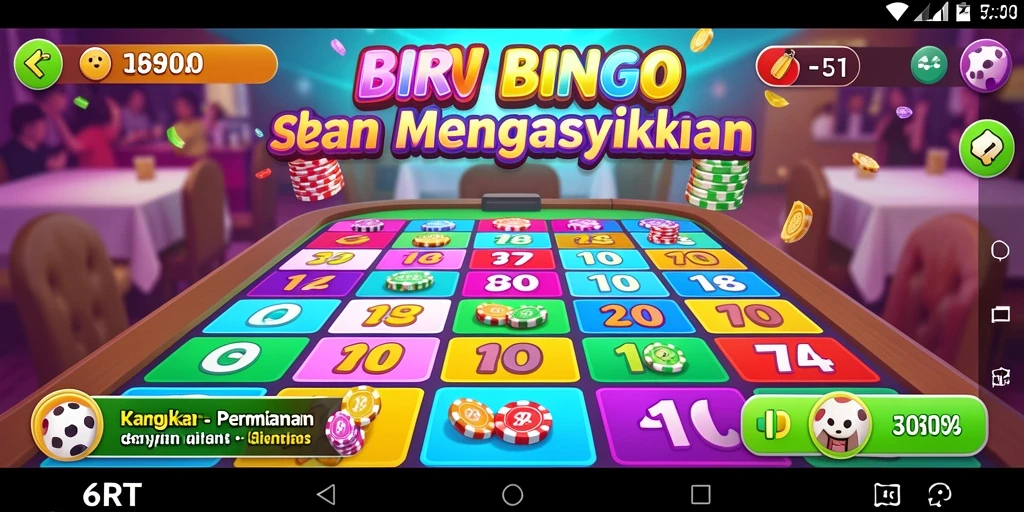Tampilan screenshot 6RT menampilkan keseruan permainan Bingo.