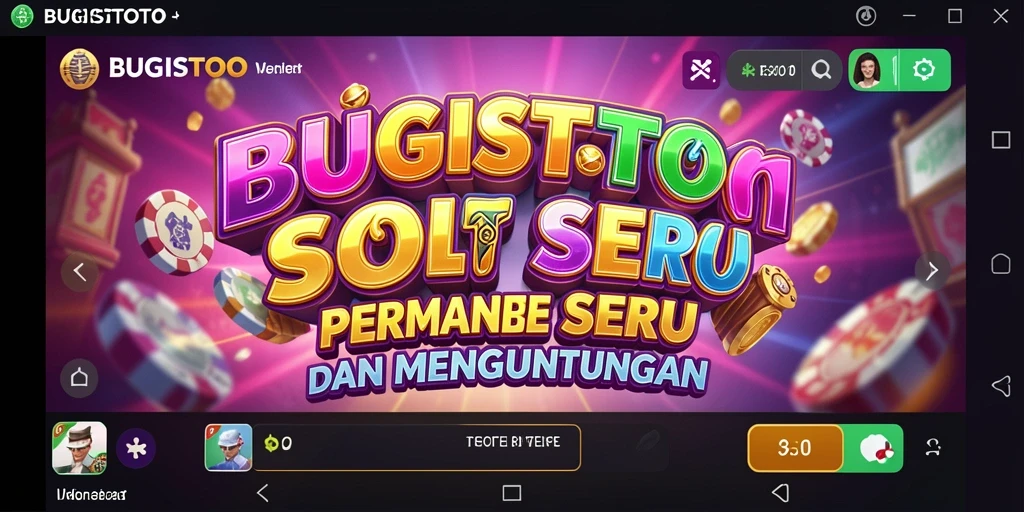 Gameplay seru dan mendebarkan dalam slot BUGISTOTO.