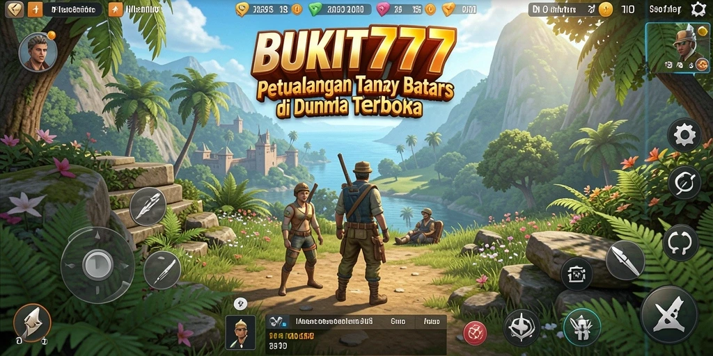 Gameplay BUKIT777 dengan eksplorasi dunia terbuka yang menakjubkan.