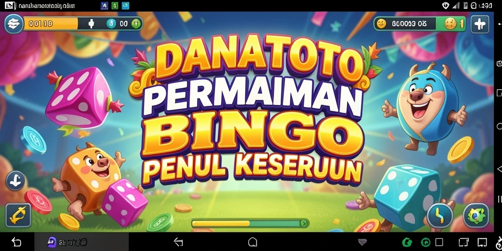 Gameplay seru DANATOTO dengan suasana Bingo yang menyenangkan.