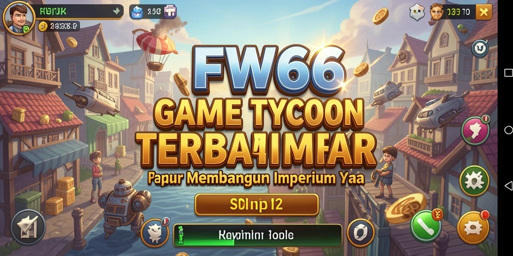 Screenshot gameplay FW66 menampilkan strategi bisnis yang menantang.