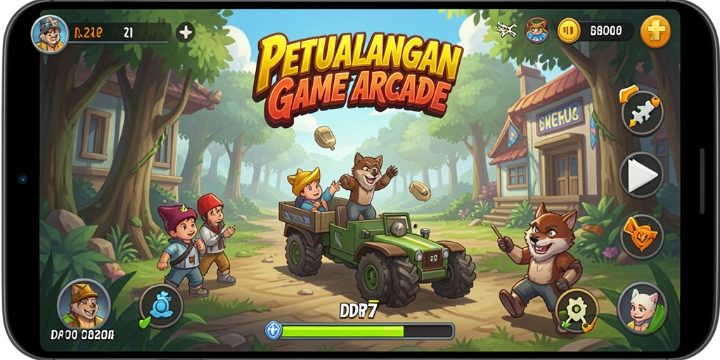 Tampilan gameplay seru di IDR77 yang penuh tantangan.