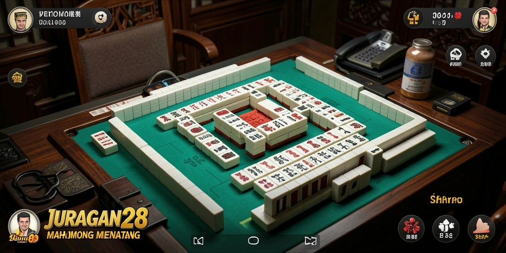 Screenshot gameplay JURAGAN28 yang menunjukkan bagaimana cara mencocokkan ubin.