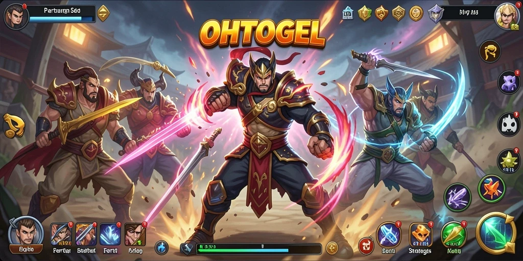 Tangkapan layar pertarungan epik di OHTOGEL.