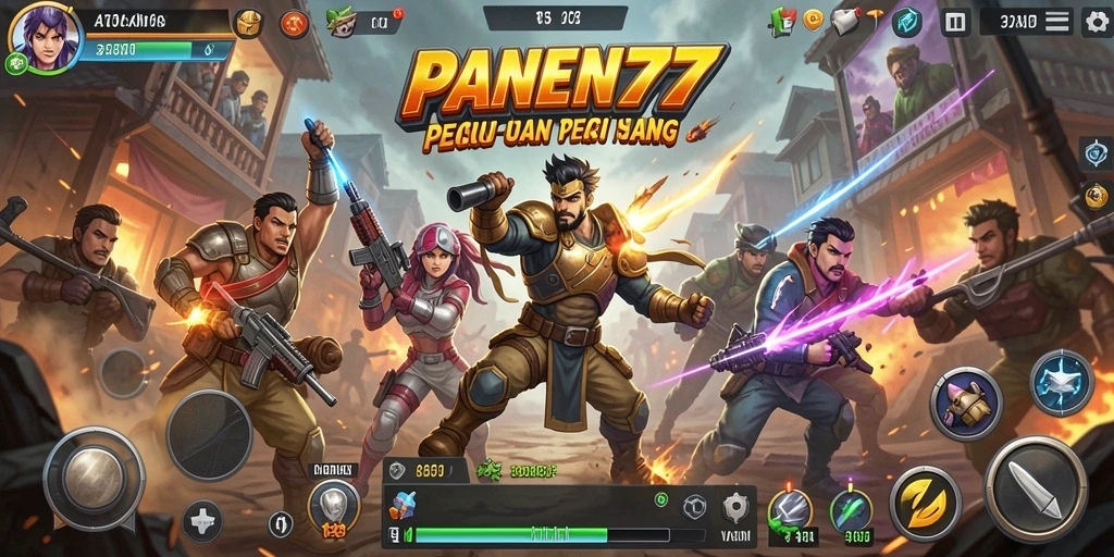 Screenshot utama PANEN77 menunjukkan aksi seru dalam gameplay.