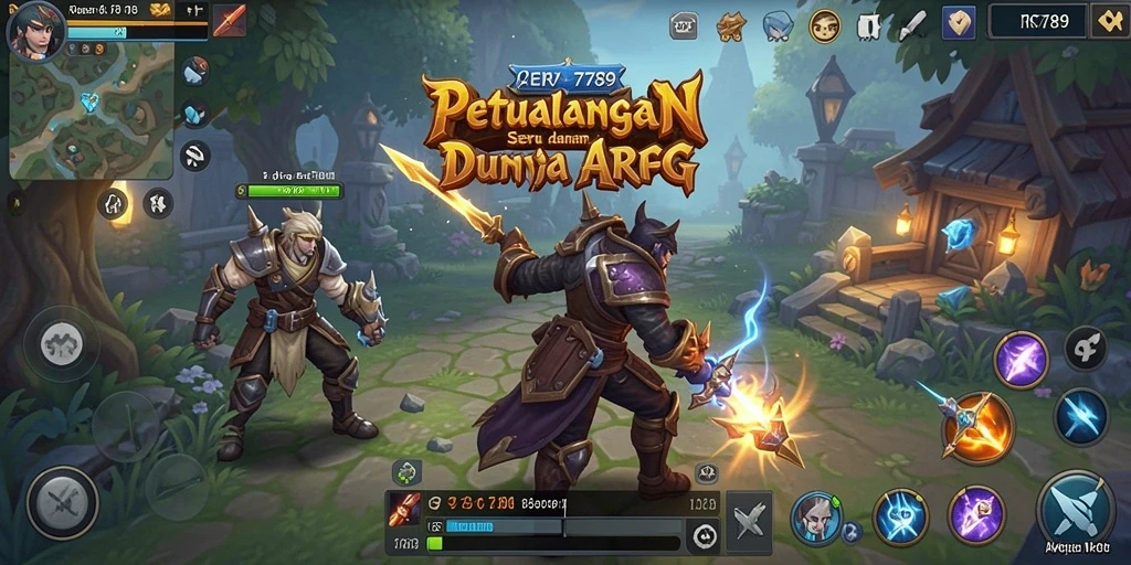 Tampilan gameplay seru dari permainan ARPG RR789.