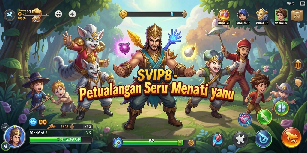 Tampilan menarik dari gameplay SVIP8 dalam suasana petualangan yang mendebarkan.