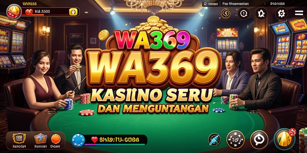 Screenshot gameplay WA369 yang menampilkan keseruan permainan Kasino.
